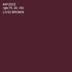 #4F202E - Livid Brown Color Image